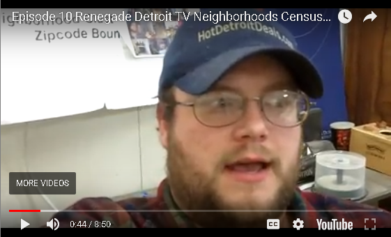 Ep 10 Renegade Detroit TV: Neighborhood Census Data